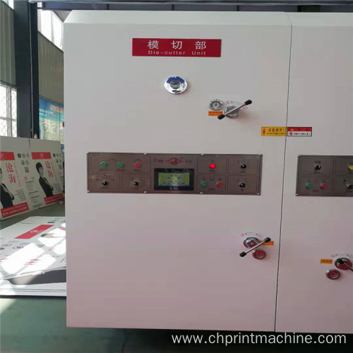 Canghai printing die cutting machine with stack